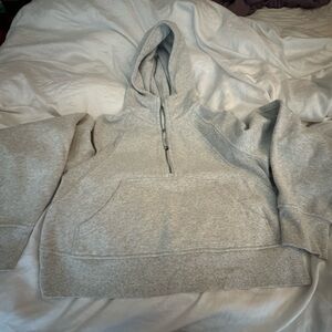 Lululemon heather gray Scuba Half-Zip Hoodie